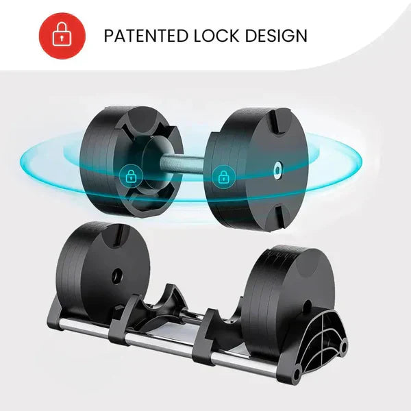 Digital Adjustable Dumbbells 5-80LB | Smart Control for Workouts