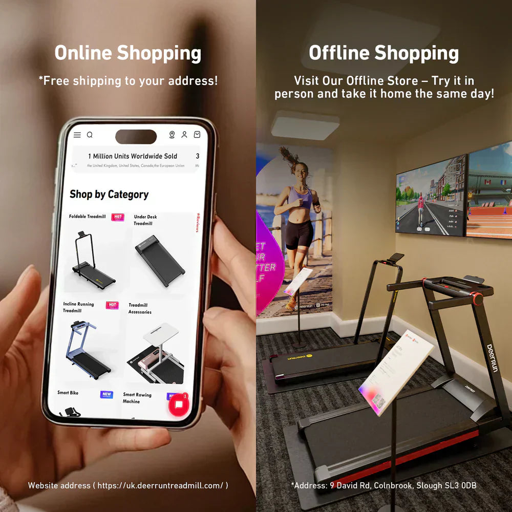 Fold-to-Flat Treadmill – Ultra-Compact, Whisper-Quiet & Stores Anywhere