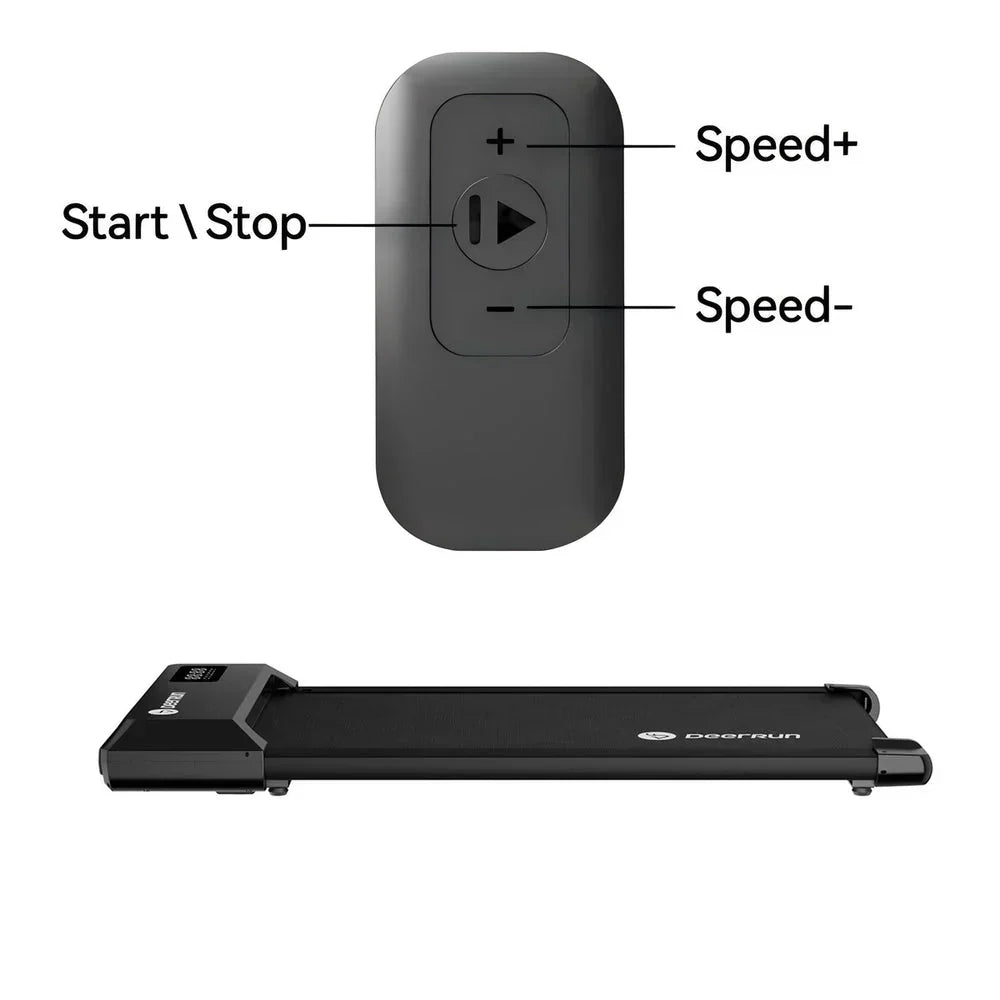 Fold-to-Flat Treadmill – Ultra-Compact, Whisper-Quiet & Stores Anywhere