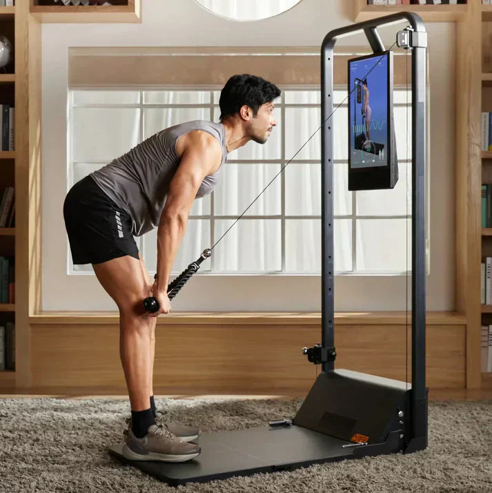 Gym Monster Pro 2 | 200LB Cable Machine + Squat Rack • Home Strength Station