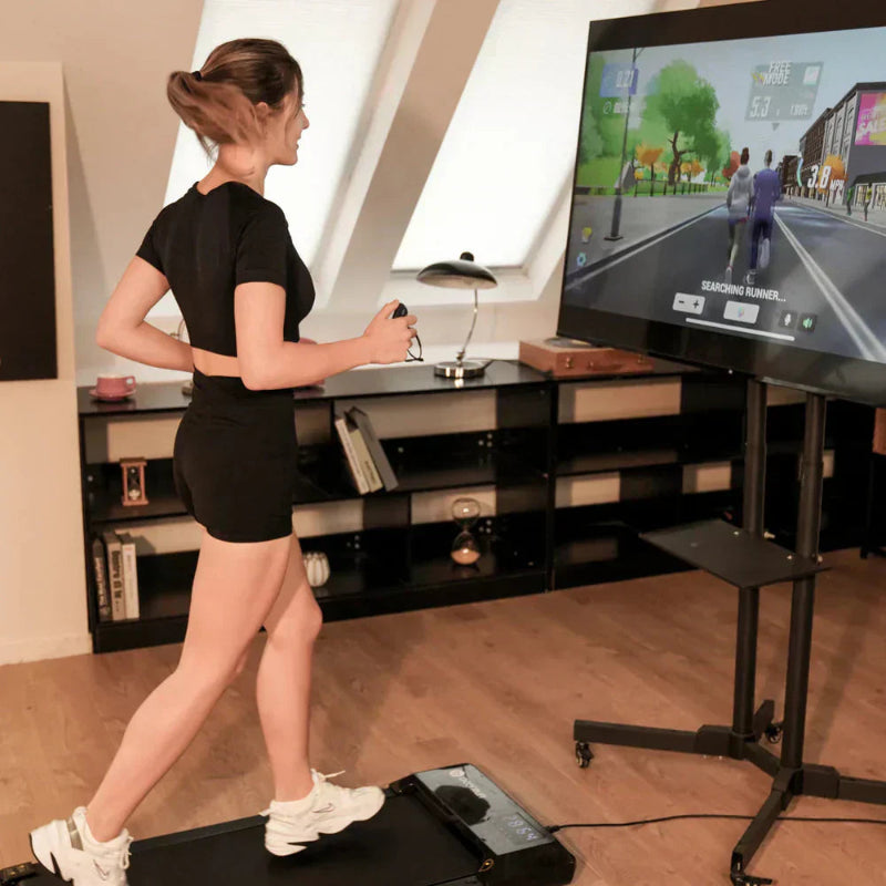 Fold-to-Flat Treadmill – Ultra-Compact, Whisper-Quiet & Stores Anywhere