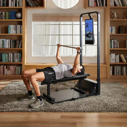 Gym Monster Pro 2 | 200LB Cable Machine + Squat Rack • Home Strength Station