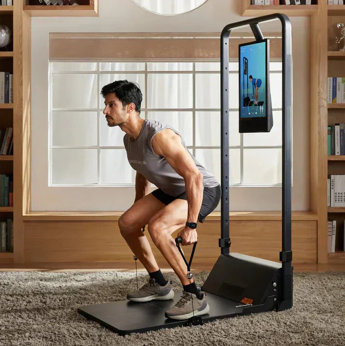 Gym Monster Pro 2 | 200LB Cable Machine + Squat Rack • Home Strength Station